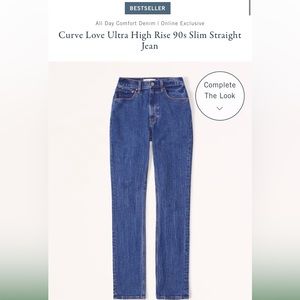 Abercrombie curve love jeans